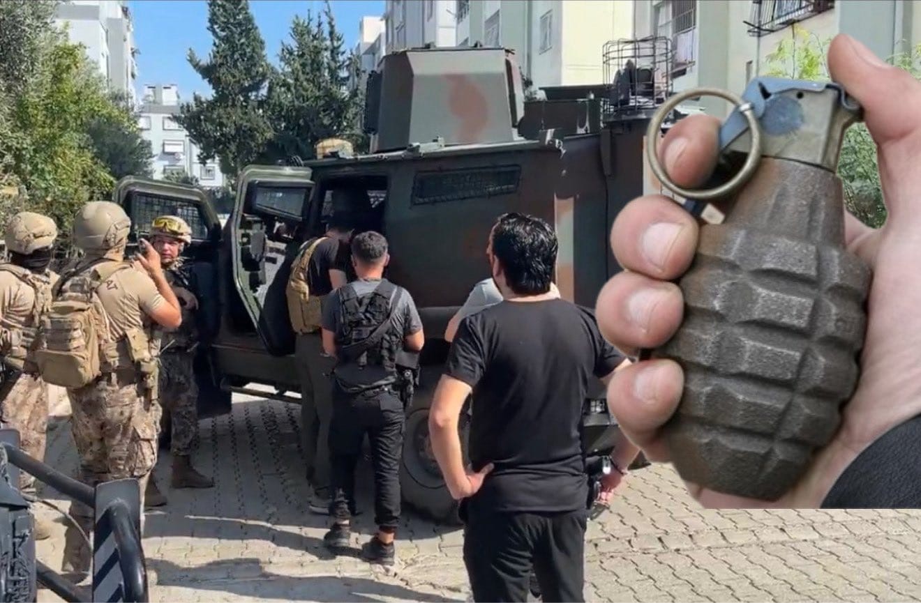 Polise El Bombası ile Direndi